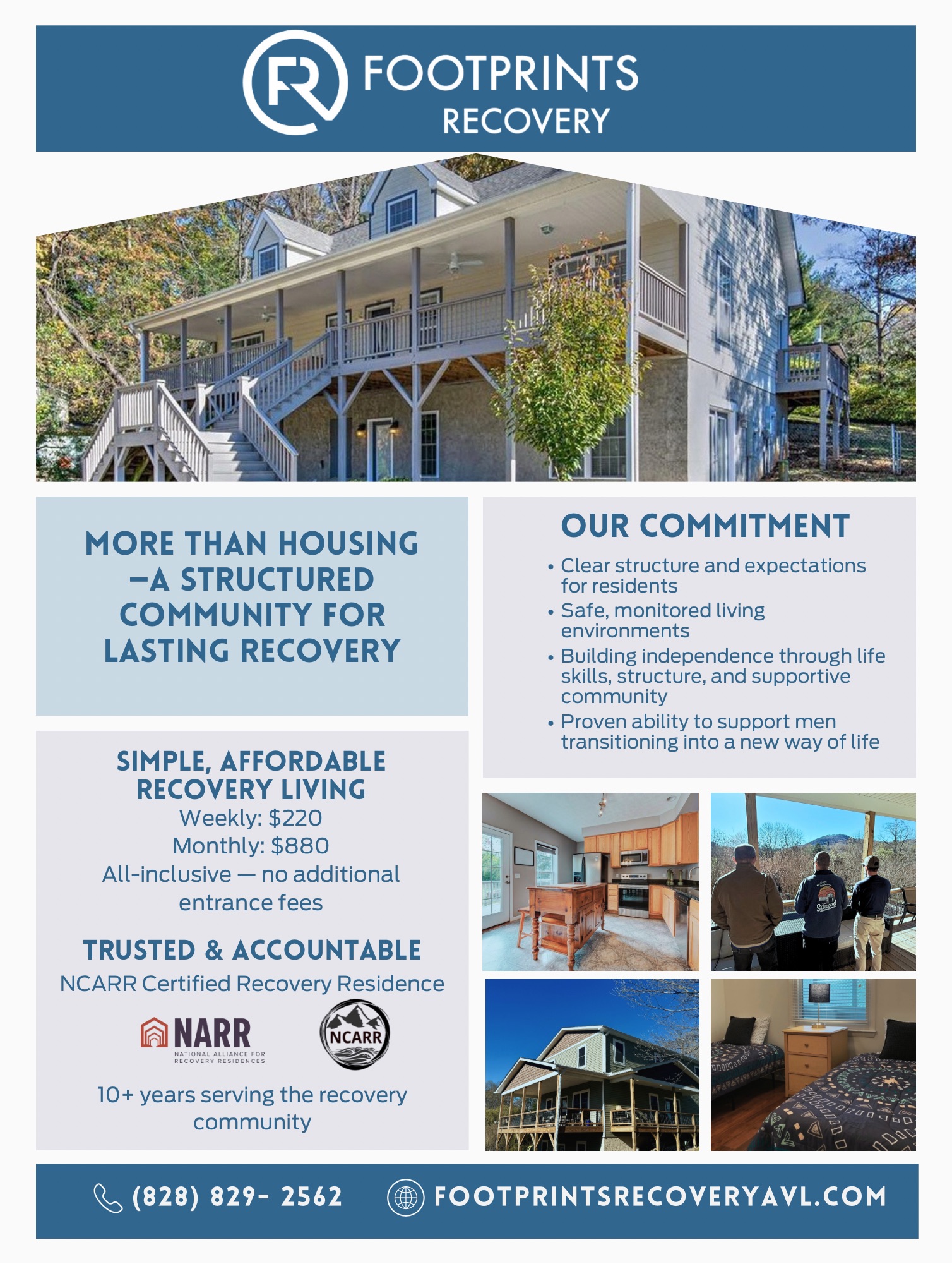 Footprints Recovery Residence — sober living in Asheville, North Carolina