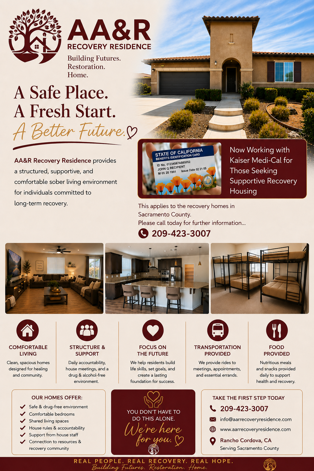 AA&R Recovery Residences — sober living in Sacramento, Roseville, California