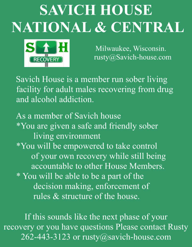 SAVICH HOUSE CENTRAL — sober living in West Milwaukee, Wisconsin