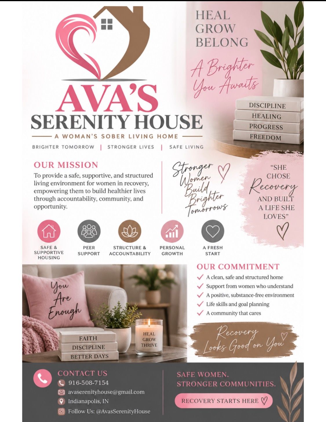 Avas Serenity House — sober living home in Indianapolis, Indiana