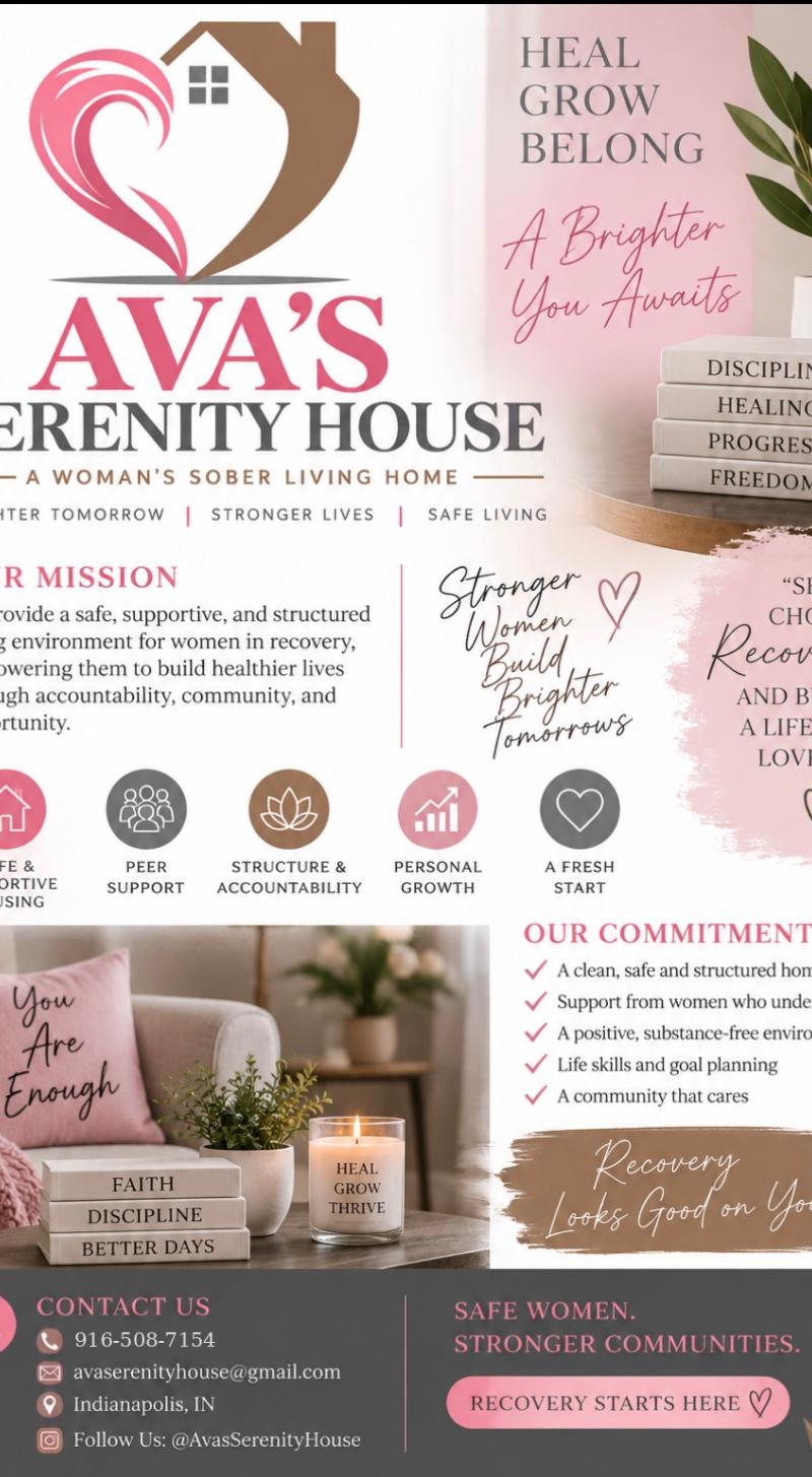 Avas Serenity House — sober living home in indianapolis, Indiana